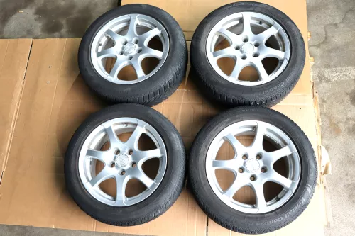 VW Golf Touran Alufelgen Winterreifen M&S Reifen Felgen 205/55 R16 91H - 4-5mm (142038)