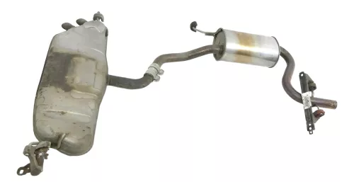 VW Touran Auspuff Endschalldämpfer hinten 1,6 FSI Motor BAG BLP BLF Mittelschall