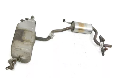 VW Touran Auspuff Endschalldämpfer hinten 1,6 FSI Motor BAG BLP BLF Mittelschall (142733)