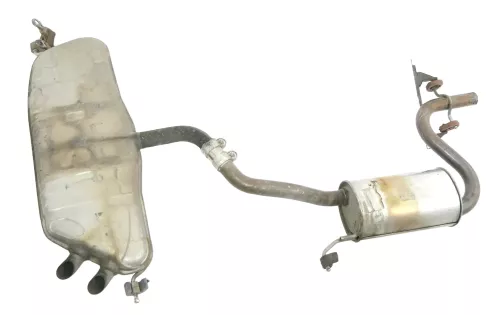 VW Touran Auspuff Endschalldämpfer hinten 1,6 FSI Motor BAG BLP BLF Mittelschall (142733)