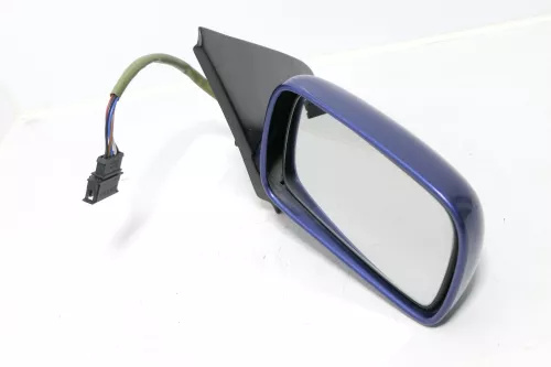 VW Polo 6N elektrischer elektrisch Spiegel Außenspiegel rechts blau LR5V + Glas (143455)