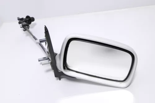 VW Polo 6N manueller manuell Spiegel Außenspiegel rechts weiß LB9A mit Glas (143619)