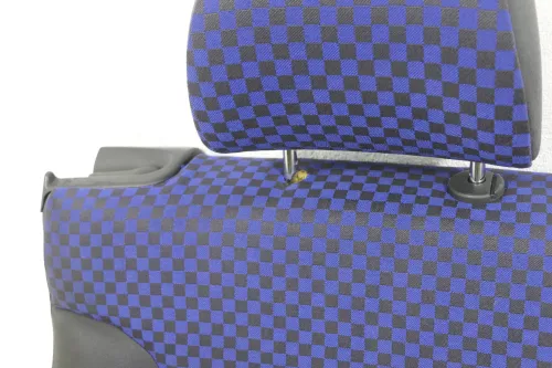 Audi A3 8L Sitz Sitze hinten Rückbank Rücksitzbank Sitzfläche Kopfstützen blau k (143754)