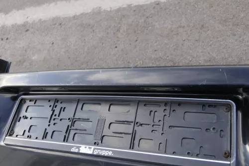 VW Golf 4 Limousine Stoßstange hinten Heckstoßstange Stoßfänger schwarz L041   2 (143928)