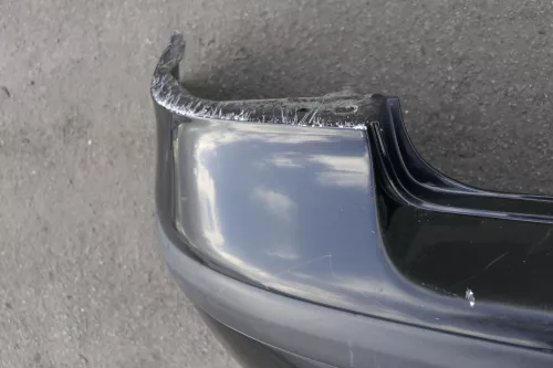 VW Golf 4 Limousine Stoßstange hinten Heckstoßstange Stoßfänger schwarz L041   2 (143928)