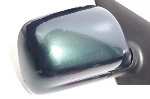VW Polo 6N manueller mechanischer Spiegel Außenspiegel rechts Glas grün LC6P grü (144008)