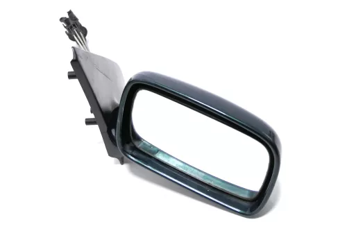 VW Polo 6N manueller mechanischer Spiegel Außenspiegel rechts Glas grün LC6P grü (144008)