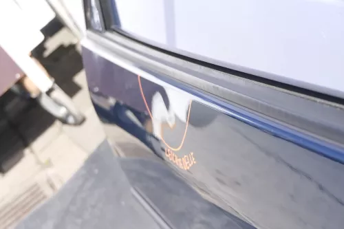 VW Lupo Seat Arosa Tür vorne links Fahrertür grün LW5V ohne Anbauteile (mechan (144529)