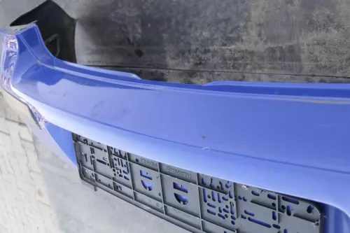 VW Golf 4 Limousine Stoßstange hinten Heckstoßstange Stoßfänger blau LW5Z (144534)