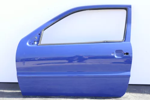 VW Polo 6N 6N2 Tür vorne links Fahrertür 2/3-Türer blau LA5C (144551)