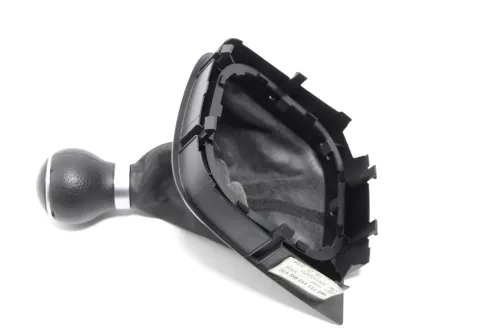 VW Golf 5 Schaltknauf Schaltsack Schaltung Schaltknüppel original 5-Gang Leder C (144636)