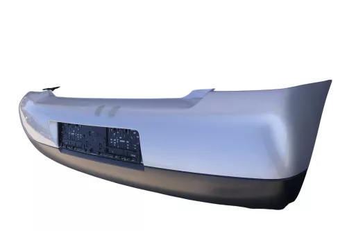 VW Lupo Stoßstange hinten Heckstoßstange Stoßfänger silber grau LR7X (144696)