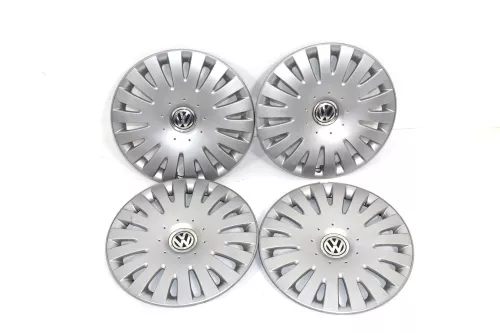 original 4 Stück VW Bora Golf 4 1J Radkappe Radzierkappe 16 Zoll 1J0601147M (145134)