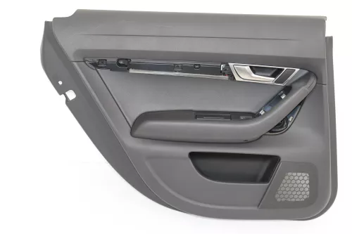 1x Audi A6 4F Türverkleidung Verkleidung Tür hinten links Volterra Leder S-line 