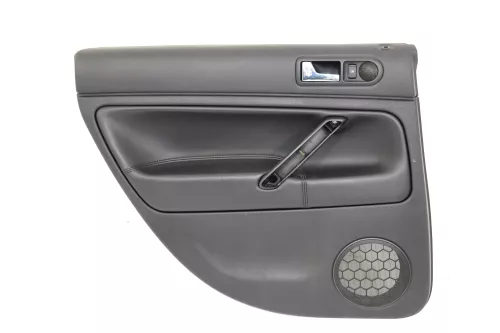 VW Passat 3BG Türverkleidung Verkleidung Tür hinten links Leder schwarz (145274)