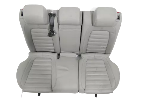 VW Passat 3C Kombi Sitz Rückbank Rücksitzbank Sitze Leder Lehne Ski classic grau (145572)
