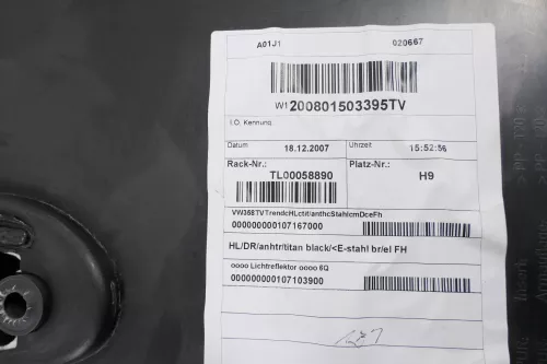 VW Touran 1T3 Türverkleidung Verkleidung Tür hinten links anthrazit Trendline (145672)