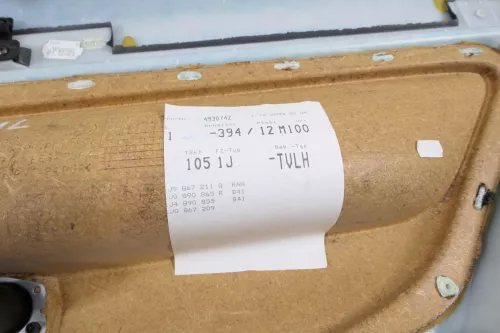 1x VW Golf 4 1J Kombi Türverkleidung Verkleidung Tür hinten links schwarz f (145700)