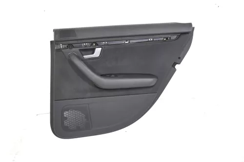 1x Audi A4 8E B6 Türverkleidung Verkleidung Tür hinten rechts Alcantara schwarz
