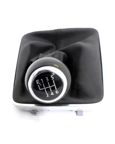 VW Passat 3C 6-Gang Schaltknauf Schaltsack Schaltung Schaltknüppel original (145863)