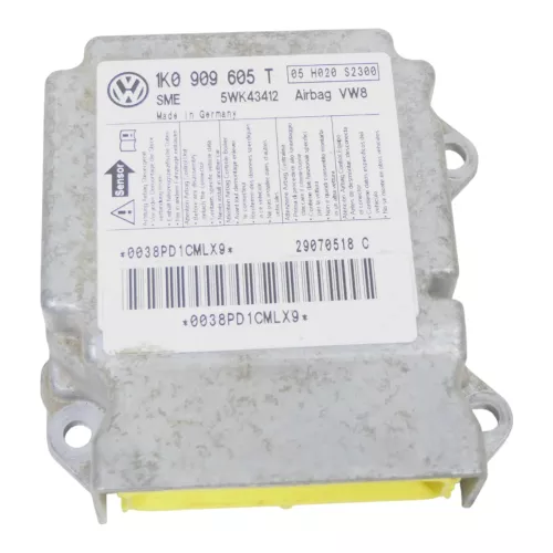 VW Golf 5 Steuergerät Airbagsteuergerät 1K0909605T /N 03 / 05 H015 S2100 037 (146053)
