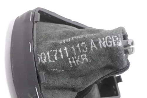 VW Polo 9N 9N3 Schaltknauf Schaltsack Schaltung Schaltknüppel 6Q1711113A Leder (146193)