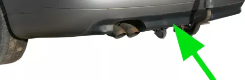Audi A6 4B Kombi Avant Stoßstange hinten Heckstoßstange schwarz nur Spoiler +PDC