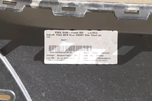 Ford Transit MK8 TTS TTG Stoßstange Heckstoßstange hinten rechts Ecke  (146654)