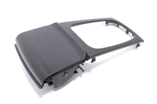 Skoda Fabia 6Y Aschenbecher vorne 6Y0857951 schwarz + Rahmen um Schaltknauf  (146990)