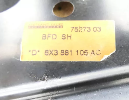 Seat Arosa VW Lupo Sitz vorn links Fahrersitz Höhenverstellung höhenverste gelb (147163)