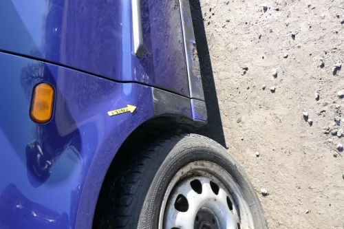 VW Polo 6N 6N1 Kotflügel vorne links blau LD5D chagallblau (147824)