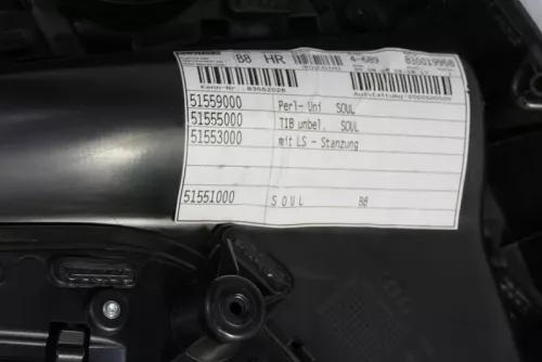 Audi A4 8K B8 Türverkleidung Verkleidung Tür hinten rechts schwarz soul (147839)