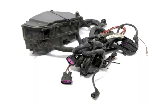 Audi Q7 4L Kabelbaum im Motorraum 4L1971072BL Sicherungskasten (148104)