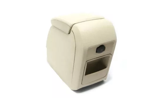 VW Eos 1F Mittelarmlehne Armlehne Fach Lehne Mittelkonsole beige besch 95T (148244)