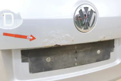 VW Golf Plus 5M Heckklappe hinten Kofferraumklappe Scheibe silber LA7W - ROST (148567)
