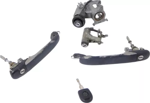 VW Polo 6N Schloßsystem Türgriff Heckschloß + 1x Schlüssel Schloß Zündschloß (148718)