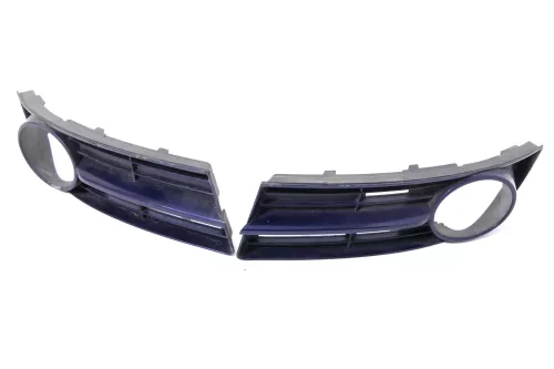 Touran 1T Caddy 2K Gitter in Stoßstange vorne Nebelscheinwerfer 2x blau LB5N (148773)