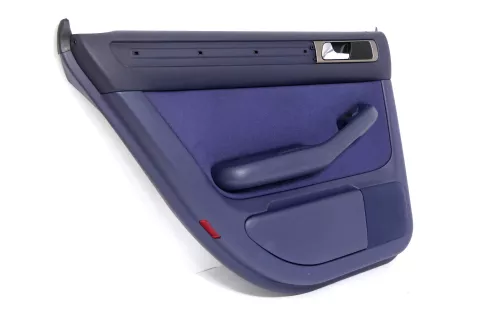 1x Audi A6 4B Türverkleidung Verkleidung Tür hinten links blau - FQC TIV 2WQ (148807)