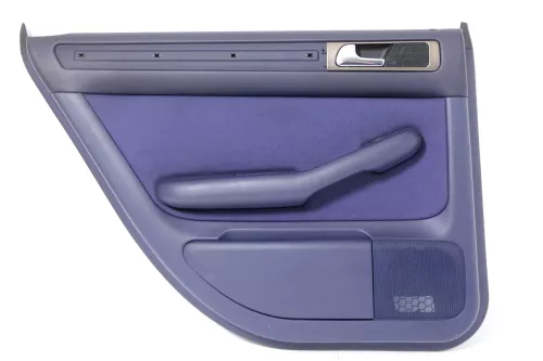 1x Audi A6 4B Türverkleidung Verkleidung Tür hinten links blau - FQC TIV 2WQ (148807)