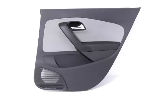 1x Polo 6R 6C Türverkleidung Verkleidung Tür 4/5-Türer hinten rechts Blue GT gra (148809)