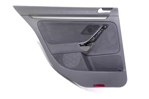 1x Golf 5 Limousine Türverkleidung Verkleidung Tür hinten links 4/5-Türer schwar (148810)