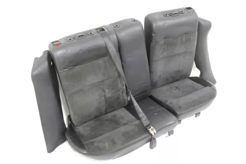 VW Passat 3BG Kombi Sitz Rückbank Rücksitzbank Sitzfläche Sitze Leder anthrazit (148892)