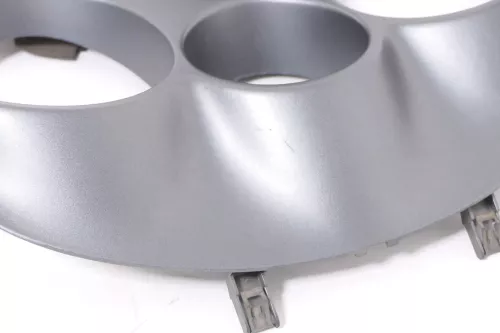 Seat Altea 5P Abdeckung Tacho Tachorahmen silber leuchtsilber Rahmen Blende (148896)