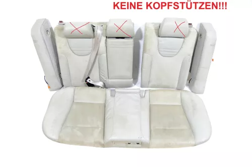 A6 4B Kombi Avant Rückbank Rücksitzbank Sitz Rücksitz helle grau Leder silber Pe (149050)