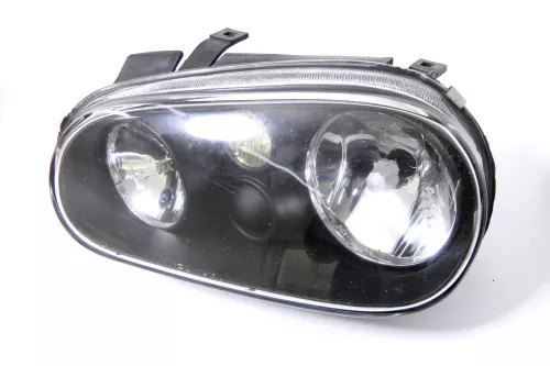 1x VW Golf 4 Scheinwerfer vorne links Angeleyes Optik Depo schwarz 44L-150L (149123)