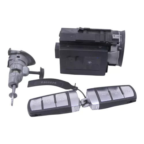 VW Passat 3C Zündschloß Schloß Zündung 2x Schlüssel 3C0905843 Q R Türschloß (149245)