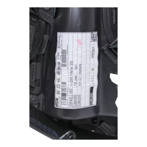 A5 8T Türverkleidung hinten links Leder Milano Soul ORIGINAL aus NEUFAHRZEUG  (149535)