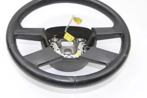 VW Polo 9N 9N3 Touran Fox Lenkrad 4-Speichen 1T0419091B für Airbag Leder (150125)