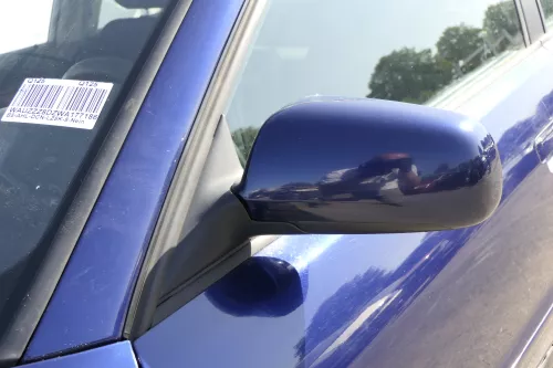 Audi A4 B5 Spiegel Außenspiegel links elektrisch blau LZ5K 