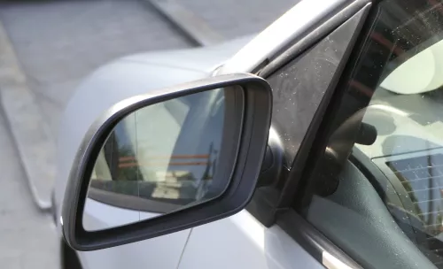 VW Polo 9N 9N3 manueller Spiegel Außenspiegel links vorne schwarz  (150228)